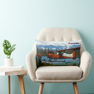 Coussin Rectangle Floatplane De Havilland Beaver