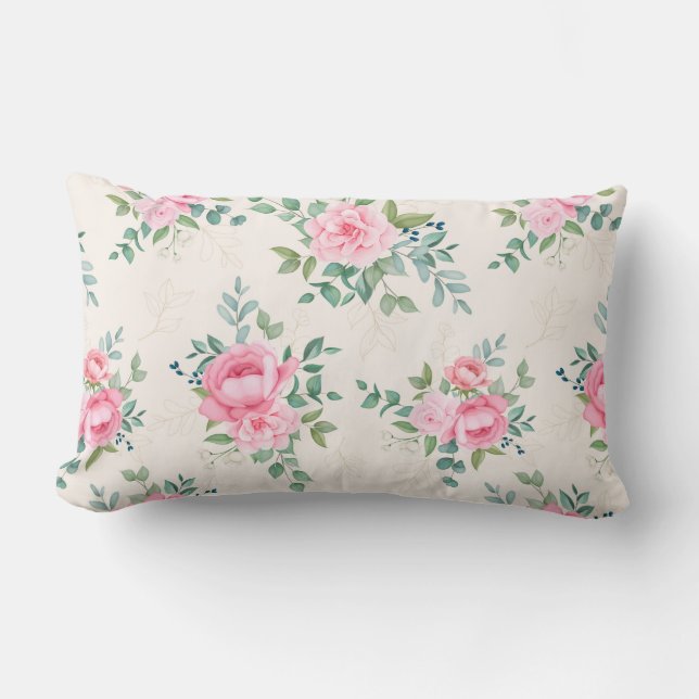 Coussin Rectangle Floral (Recto)