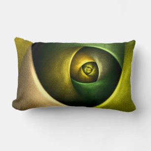 Coussin Rectangle Flore verte Florale moderne Art Abstrait Motif #23