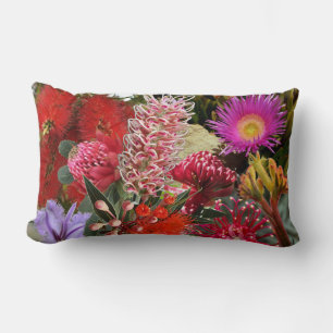 Coussin Rectangle Flowers sauvages australiens
