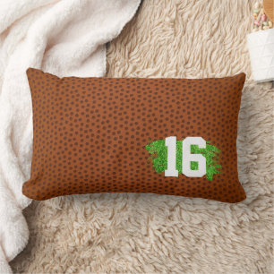 Coussin Rectangle Football Pigpeau Turf NOMBRE D'Enfants Décor sport