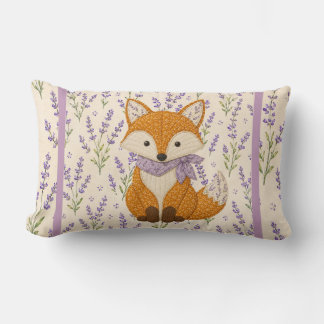 Coussin Rectangle Fox and Lavender