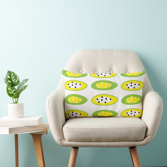 Coussin Rectangle Fruit Kiwi (Chaise)