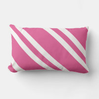 Fuchsia Motif diagonale à rayures roses et blanche