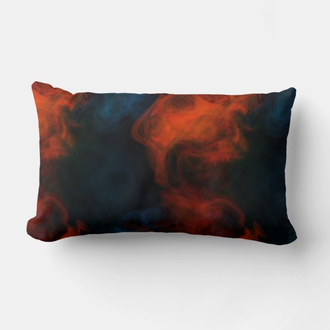 Coussin Rectangle Fumée bleue (Recto)