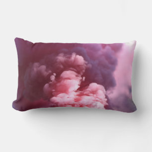 Coussin Rectangle Fumée rose