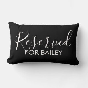 Coussin Rectangle Funny Custom Reserved for the Dog personalized pet