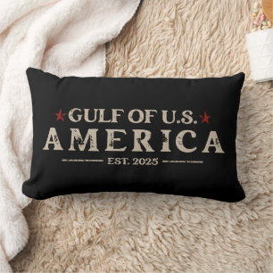 Coussin Rectangle Funny Trump Golfe Des USA Amérique 2025 4 juillet