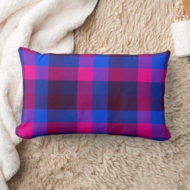 Coussin Rectangle Fusion de mosaïque néon (Couverture)