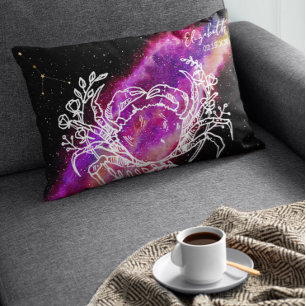 Coussin Rectangle Galaxy Cancer Constellation Nom Zodiac Signal