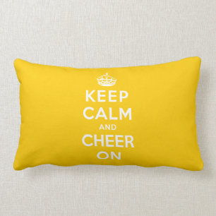 Coussin Rectangle Gardez le calme et l'encouragez dessus