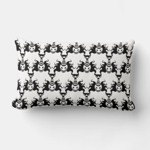Coussin Rectangle Genie Ghost Sortant de Lampe Motif sans couture