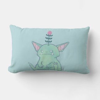 Coussin Rectangle Gérald le Gobelin | Créature Fantastique Mignonne 
