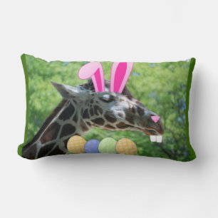 Coussin Rectangle Girafe de Pâques