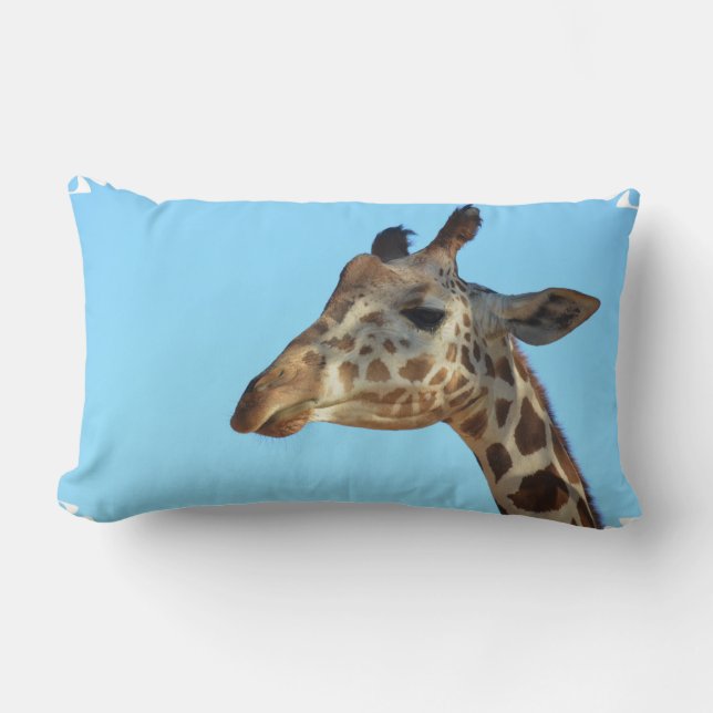 Coussin Rectangle Girafe vraiment mignonne (Recto)