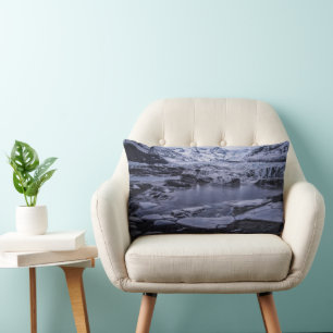 Coussin Rectangle Glace et neige   Glacier Sólheimajökull, Islande