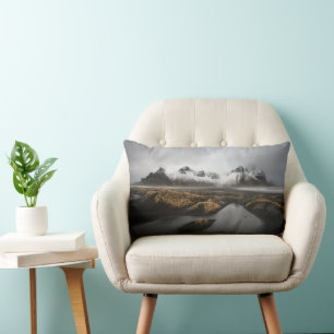 Coussin Rectangle Glace et neige   Vestrahorn Mountain, Islande