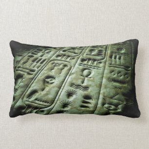 Coussin Rectangle Glyphs étrangers 04