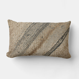 Coussin Rectangle Golden Black Snake Skin Pillow, Luxury