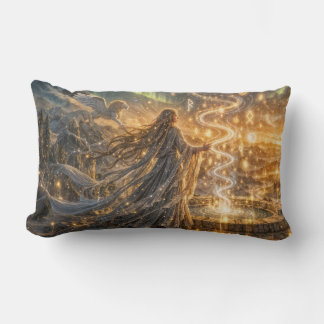 Coussin Rectangle Golden Elven Fantasy Light – Impressionist Fantasy