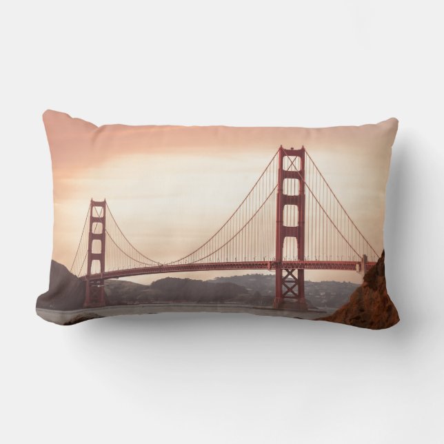 Coussin Rectangle Golden gate bridge, San Francisco (Recto)