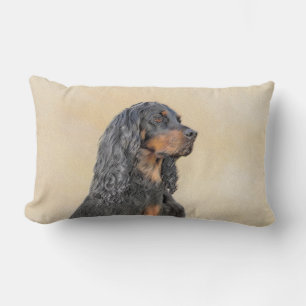 Coussin Rectangle Gordon Setter Peinture - Joli art original chien
