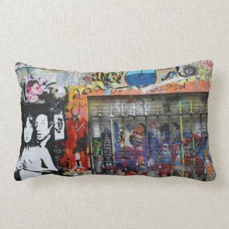 Coussin Rectangle Graffiti "Paris & Berlin" Rue art