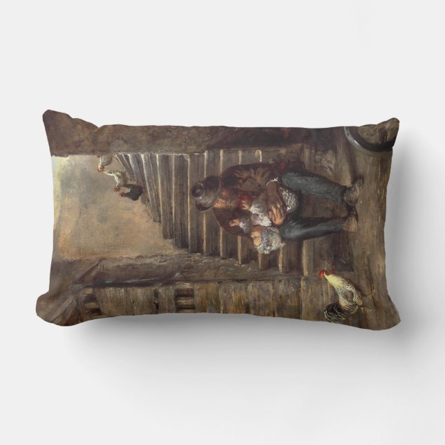 Coussin Rectangle Grand-Père S'Occupe De Son Petit-Fils (Recto)