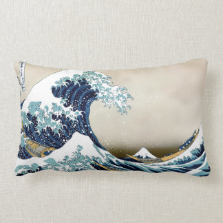 Coussin Rectangle Grande vague de haute qualité outre de Kanagawa