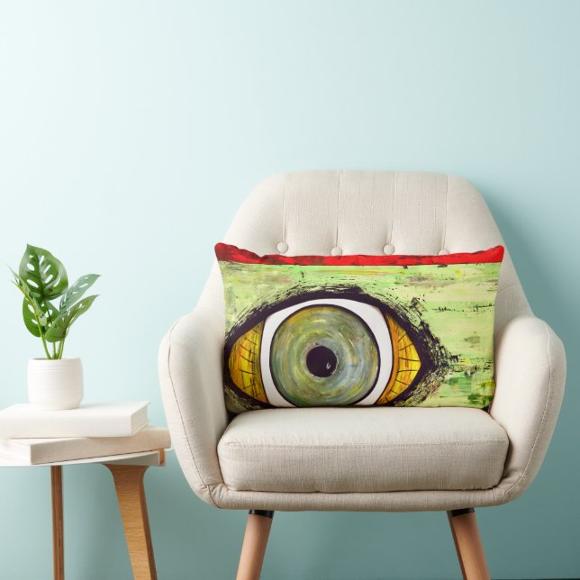 Coussin Rectangle Graphique Abstrait (Chaise)