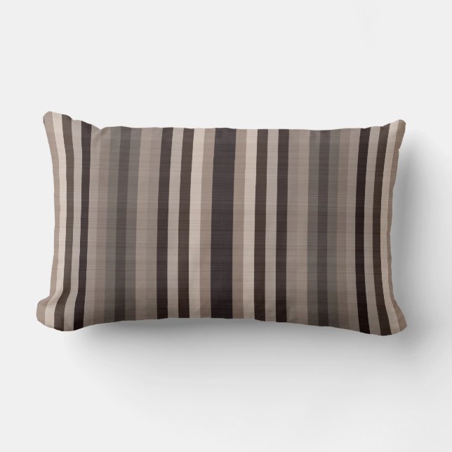 Coussin Rectangle Gris Brown (Recto)
