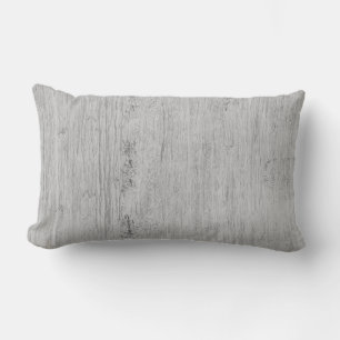 Coussin Rectangle Gris clair blanchis Bois à la grange