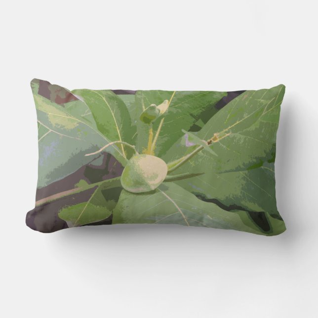Coussin Rectangle Gros plan sur un amandier (Recto)