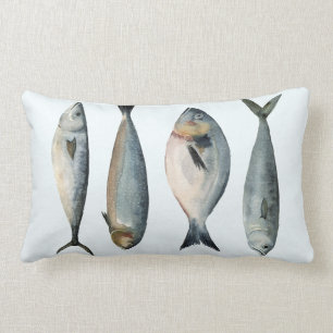 Coussin Rectangle Groupe des quatre poissons