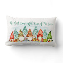 Groupe Gnomes d'aquarelle de Noël