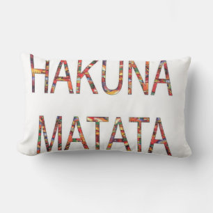 Coussin Rectangle Hakuna Matata Pas De Problème