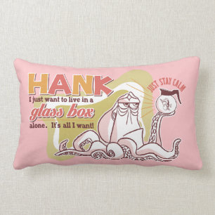 Coussin Rectangle Hank  Vivre seul dans une boîte de verre