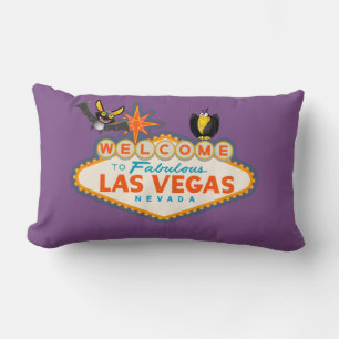 Coussin Rectangle Happy Halloween Las Vegas Style