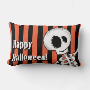Coussin Rectangle Happy Halloween Silly Skeleton