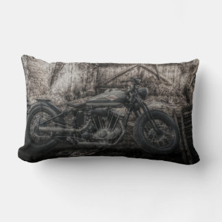 Coussin Rectangle Harley Davidson Motorcycle Vintage