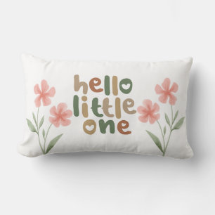 Coussin Rectangle "Hello Little One" Pépinière