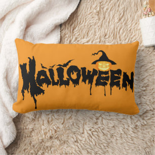 COUSSIN RECTANGLE HEUREUX HALLOWEEN