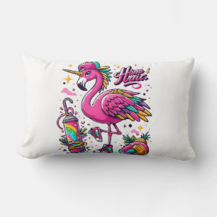Coussin Rectangle Hiphop Flamant rose