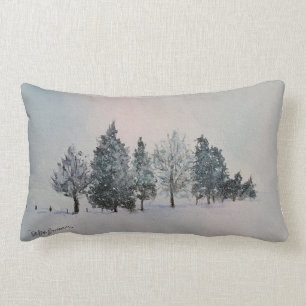 Coussin Rectangle Hivernal Wonderland Lumbar Jeu d'oreiller