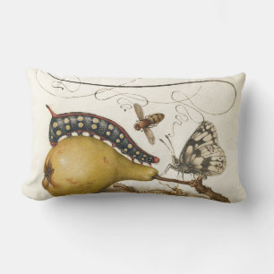 Coussin Rectangle Hoefnagel Vintage Poire & Insectes 1500 Renaissanc
