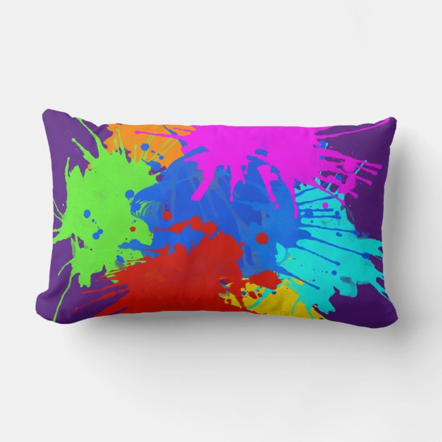 Coussin Rectangle holiES - Flashs autour de 2 + vos idées (Recto)