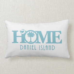 Coussin Rectangle HOME Daniel Island (bleu clair moyen)