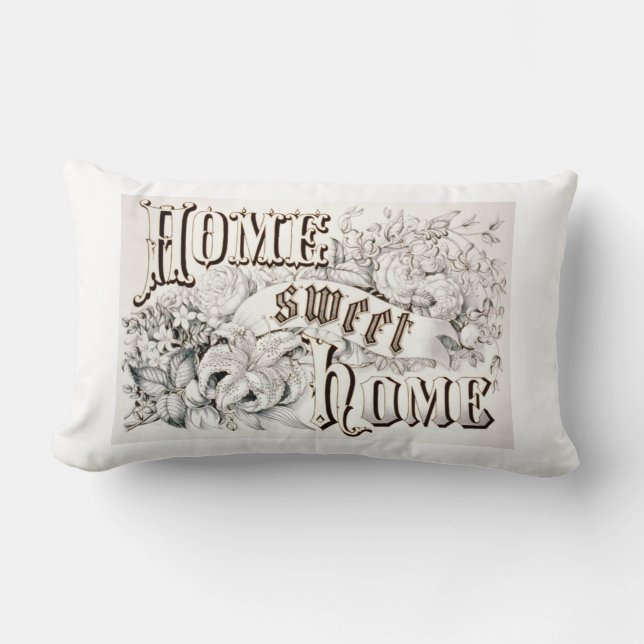 Coussin Rectangle Home Sweet Home (Recto)