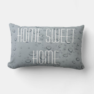 Coussin Rectangle Home Sweet Home Raindrops Water Drops Photo Coussi