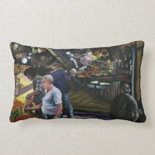 Coussin Rectangle Hommes du commerce, Jérusalem